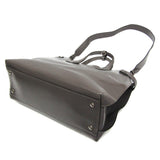 Burberry Grey Leather Handbag ( )
