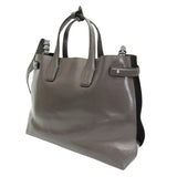Burberry Grey Leather Handbag ( )