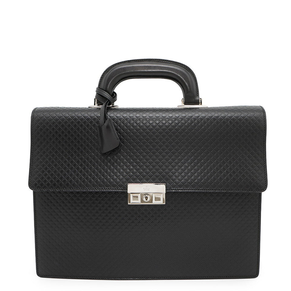 Gucci Diamante Business Bag Black201849 Leather