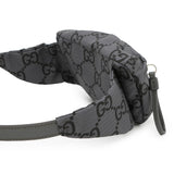 Gucci GG Recycled Polyester Belt Bag Gray/Black767934 Eco-friendly NylonGG Polyester