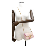 Gucci GG Super Mini ChainShoulder Bag Pink/Yellow783141 Canvas
