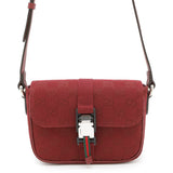 Gucci GG Canvas Shoulder Bag Rosso Ancora802100 Canvas Leather