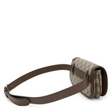 Gucci GG Supreme Blondie Belt Bag Beige/Brown703807 PVC Leather