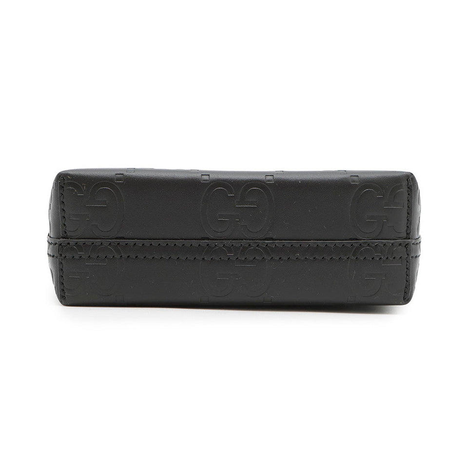 Gucci GG Super Mini Bag Black790133 Leather