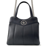 Gucci Petit GG Small Tote 2-Way Bag Black745918 Leather