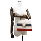 Gucci Dionysus 2-Way Handbag Ivory/Green/Red448075 Bamboo Leather