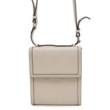 Gucci GG-embossed messenger bag White625782 Leather