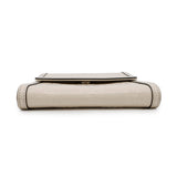 Gucci GG-embossed messenger bag White625782 Leather