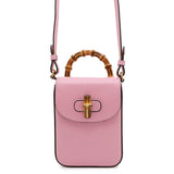 Gucci 3WAYShoulder Bag Pink702106 Bamboo Leather