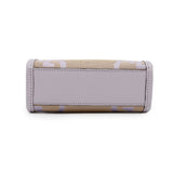 Gucci Jumbo GG 2WAY Shoulder Bag Beige/Purple671623 Canvas Leather