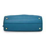 Gucci Logo Large Tote Bag Light Blue674837 Leather