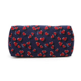 Gucci Heartbeat Tote Bag Navy/Red282439 Canvas Leather