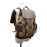 Gucci Jumbo GG Backpack Beige/Brown678829 Canvas Leather