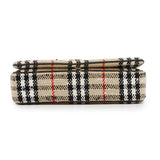 Burberry Lola Vintage Check Shoulder Bag Beige8063080 Canvas Size Small