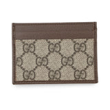 Gucci GG Supreme Ophidia Card Case Brown/Beige838486 Leather/PVC
