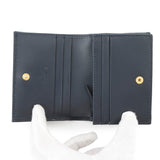 Gucci Horsebit 1955 Compact Wallet Beige/Navy621887 Straw/Leather