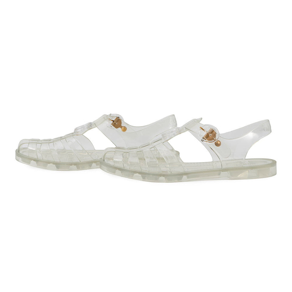 Gucci Sandals Transparent676970 Rubber Size 40