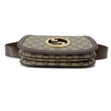 Gucci GG Supreme Blondie Crossbody Bag Brown/Beige703807 Canvas Leather