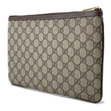 Gucci GG Supreme Ophidia Clutch Bag Brown/Beige517551 Canvas Leather