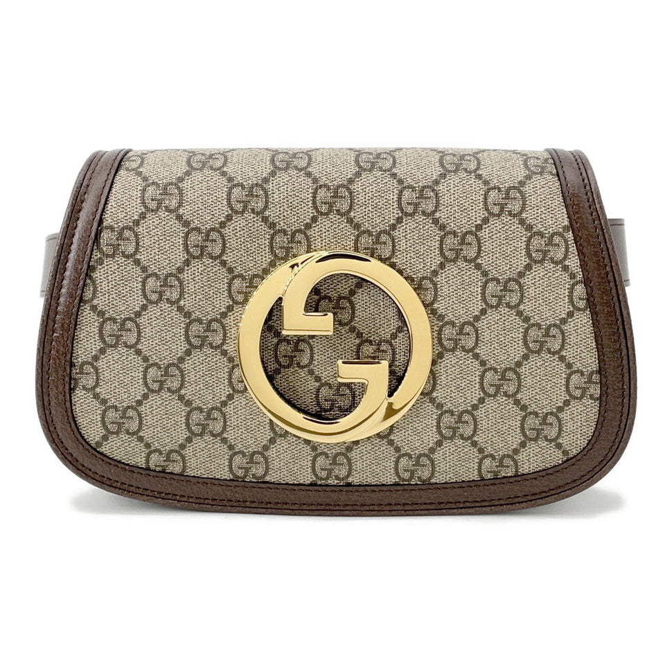 Gucci Blondie Belt Bag Beige/Brown703807 PVC Leather