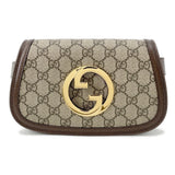 Gucci Blondie Belt Bag Beige/Brown703807 PVC Leather