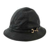 Gucci Horsebit bucket hat Size S Black666600 Lambskin
