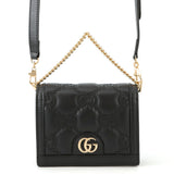 Gucci GGQuilted Shoulder Bag Black723777 Leather Size Mini