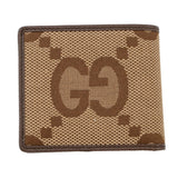 Gucci Jumbo GG Bifold Wallet Beige/Brown699308 Canvas