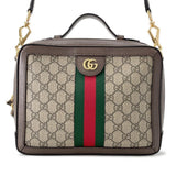 Gucci Ophidia GG Supreme Shoulder Bag Beige/Brown550622 PVC Leather