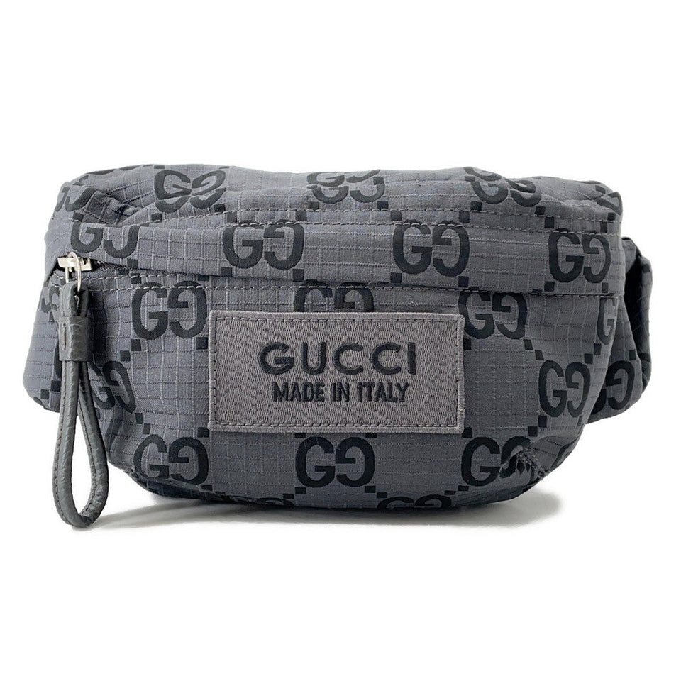 Gucci GGNylon Belt Bag Gray767934 Eco Nylon