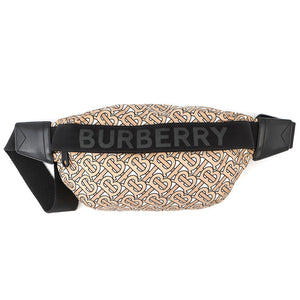 Burberry TBMonogram Waist Bag Beige/Black8011615 Nylon