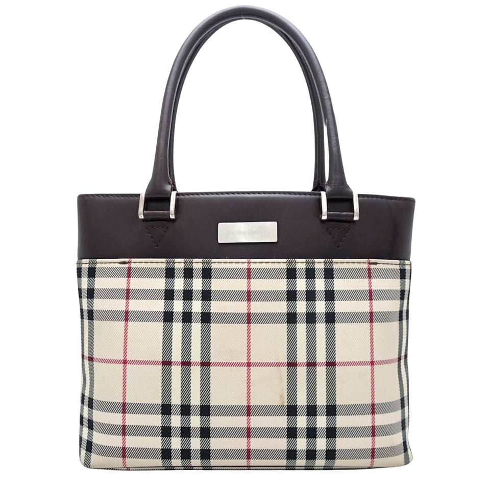 Luxury Burberry Nova Check Handbag