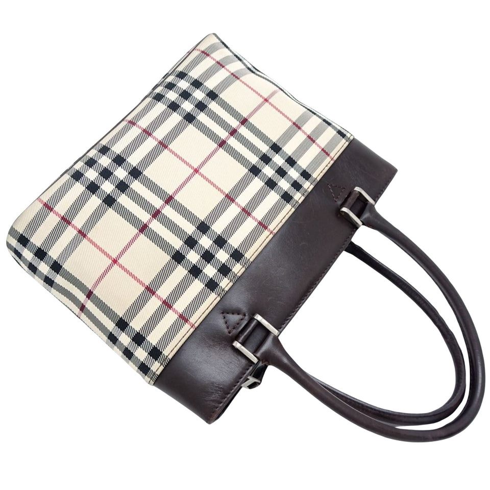 Luxury Burberry Nova Check Handbag