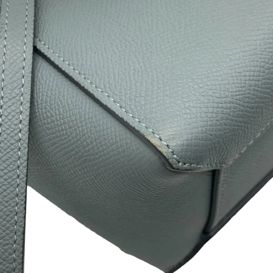 Grained Calfskin Nano Belt Bag Storm GHW