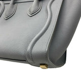 Micro Luggage Drummed Calfskin Grey GHW