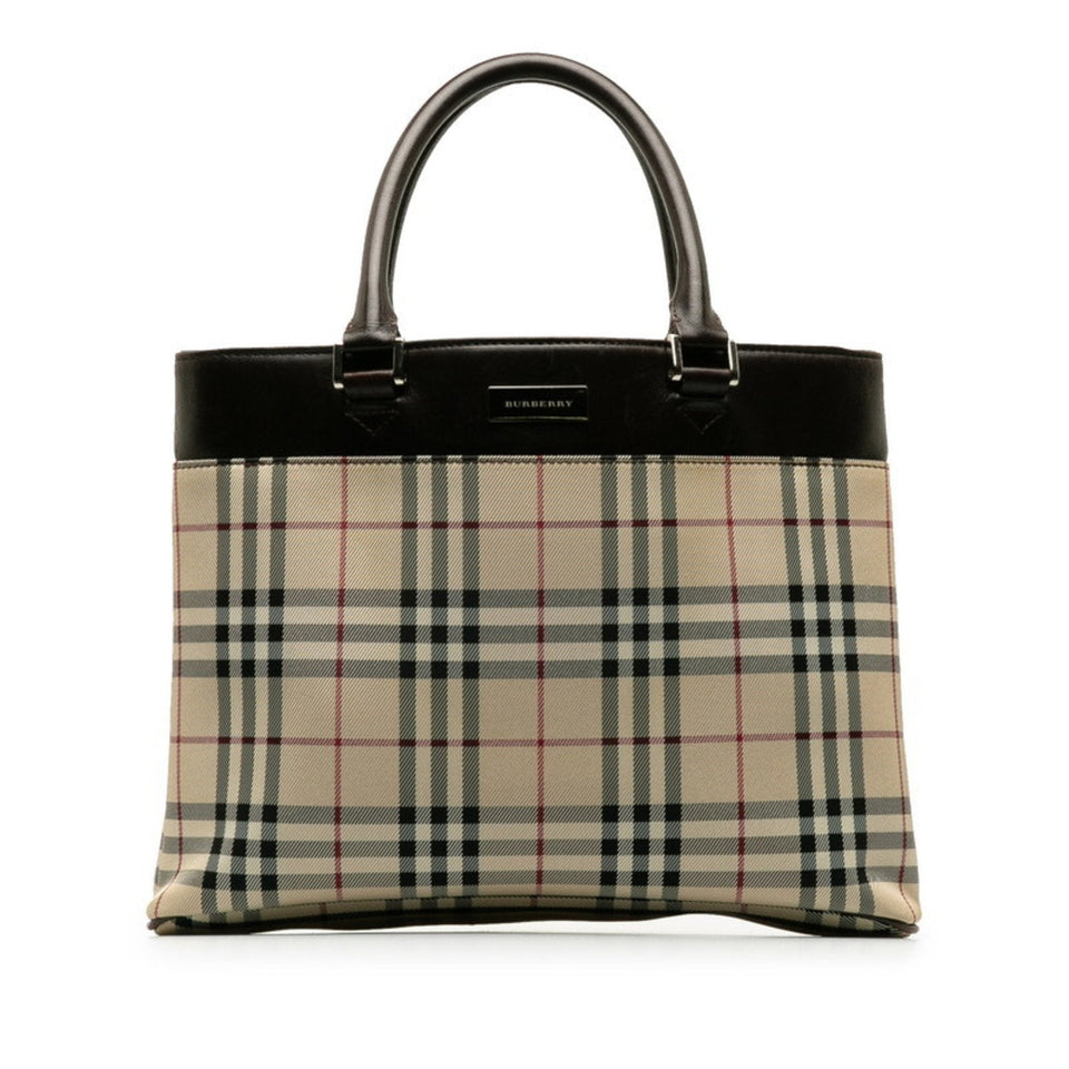 Luxury Burberry Nova Check Handbag
