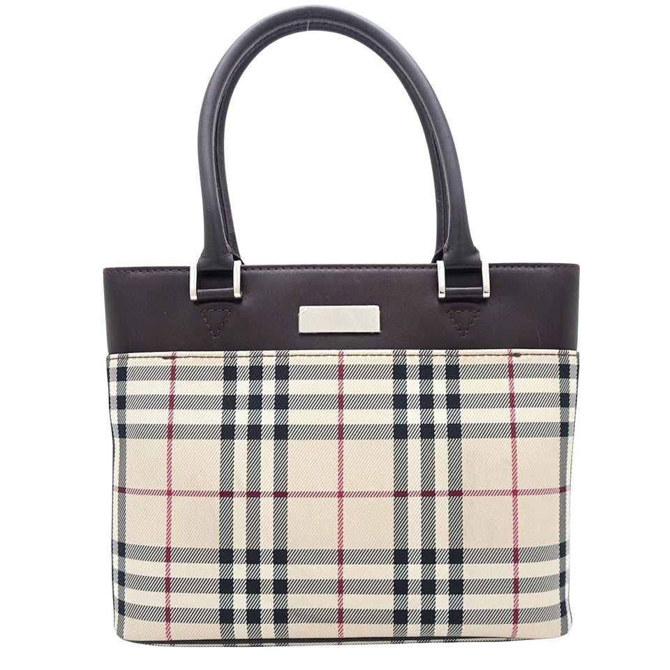 Luxury Burberry Nova Check Handbag