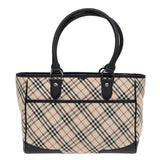 Burberry Nova Check Beige Canvas Handbag ( )