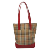 Burberry Nova Check Beige Canvas Tote Bag ( )