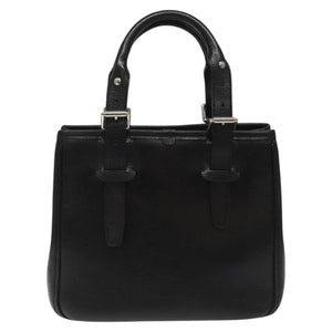 Burberry Nova Check Black Leather Handbag ( )