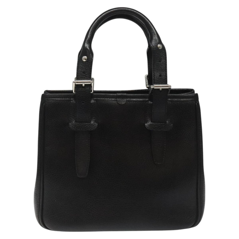 Burberry Nova Check Black Leather Handbag ( )