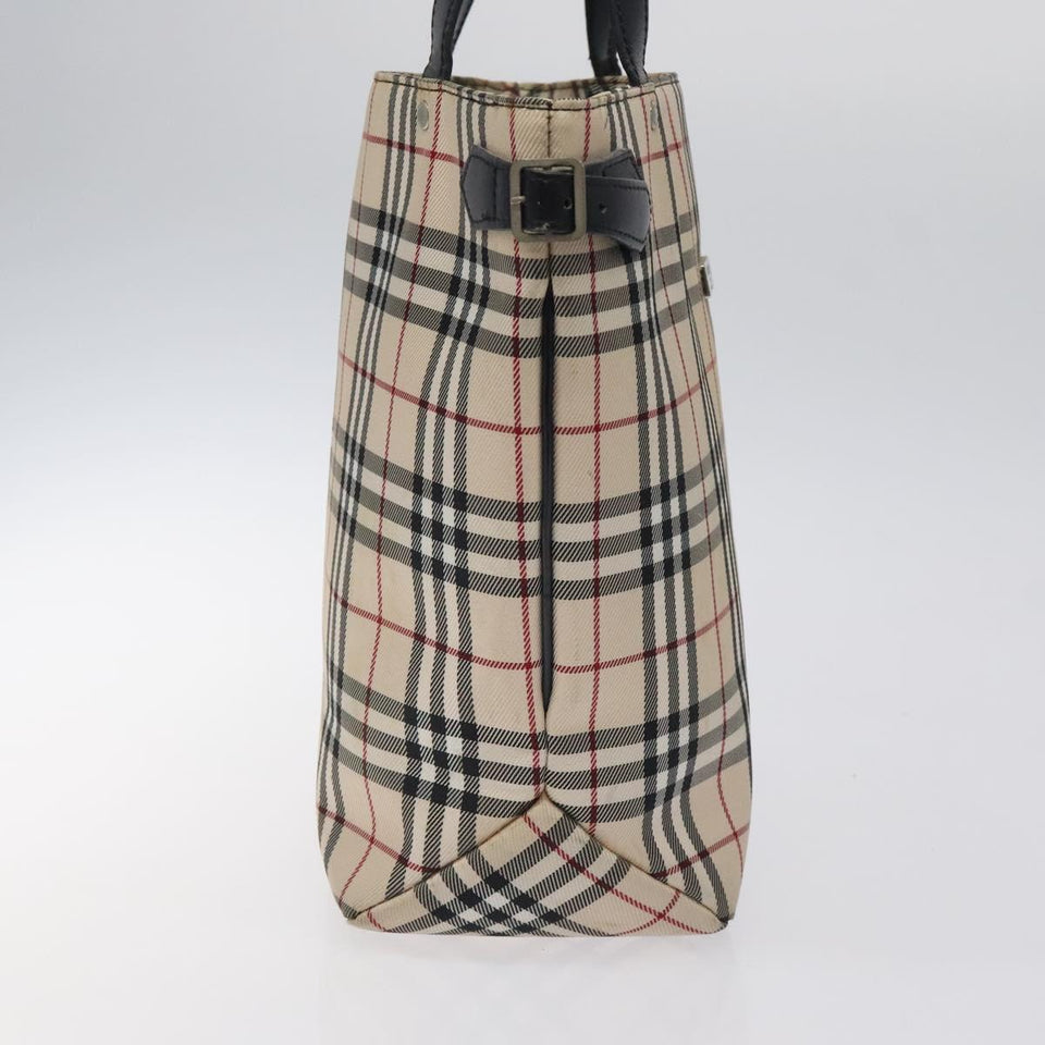 Burberry Nova Check Beige Canvas Tote Bag ( )