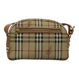 Burberry Nova Check Beige Canvas Shoulder Bag ( )