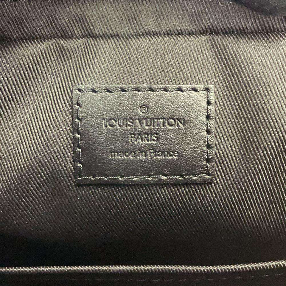 Louis Vuitton Shoulder Bag Monogram Shadow Duo Messenger Black