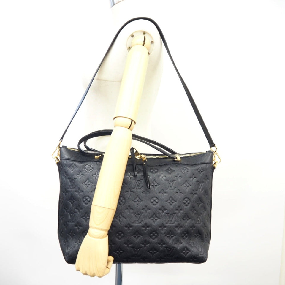 Louis Vuitton Bastille MM 2WAY Shoulder Bag Monogram Implant Handbag