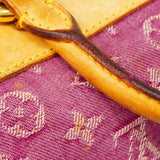 Louis Vuitton Handbag Monogram Denim Neo Speedy Fuchsia