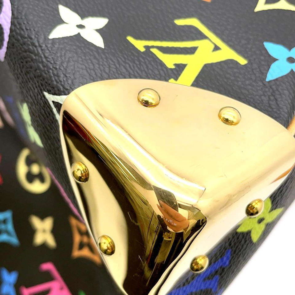 Louis Vuitton Handbag Monogram Multicolor Speedy 30 Noir