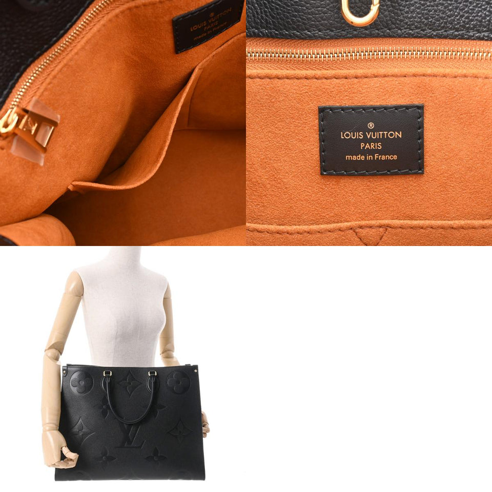 Louis Vuitton Monogram Emplant On The Go GM Noir
