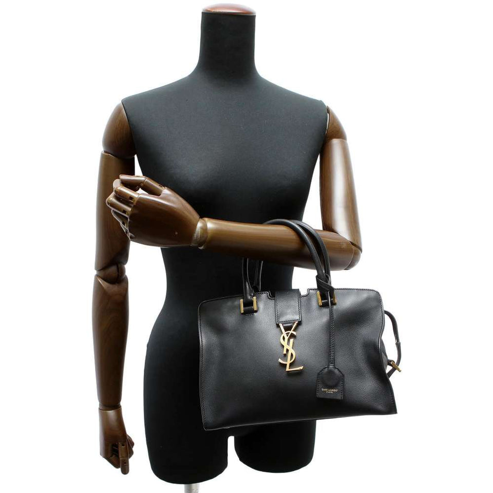 Saint Laurent- Paris Handbag Baby Cabas Saint Laurent Black