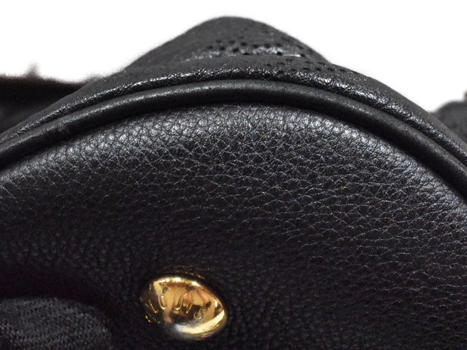 Louis Vuitton Mahina XL Handbag Black
